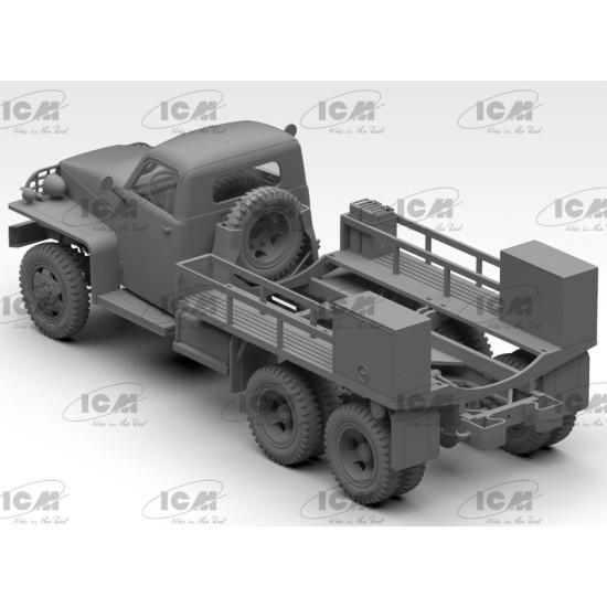 Icm 35492 1/35 Studebaker Us6 U5 Wwii Us Gasoline Tank Truk