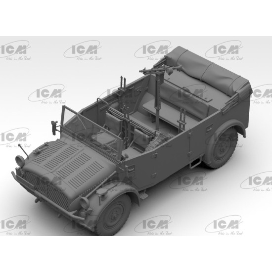 Icm 35502 1/35 Kfz.70 With Mg 34 Wwii German Military Vehicle