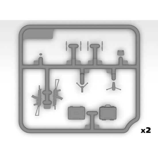 Icm 35749 1/35 Infantry Weapons And Chevrons Armed Forces Of Ukraine