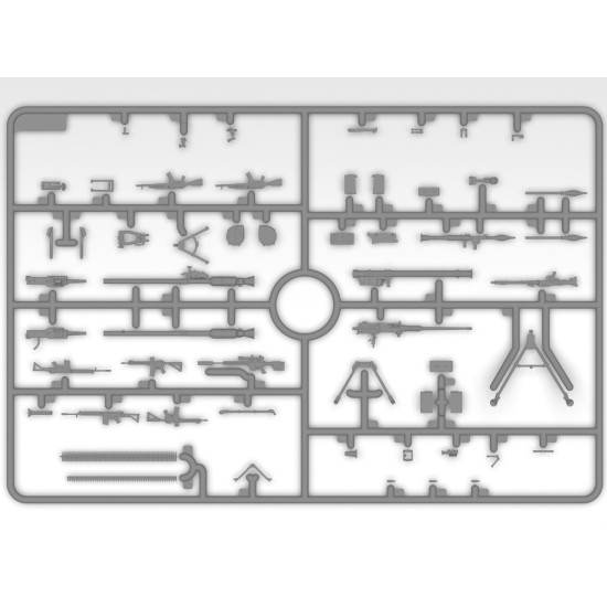 Icm 35749 1/35 Infantry Weapons And Chevrons Armed Forces Of Ukraine