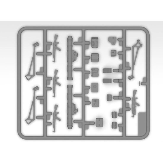 Icm 35749 1/35 Infantry Weapons And Chevrons Armed Forces Of Ukraine