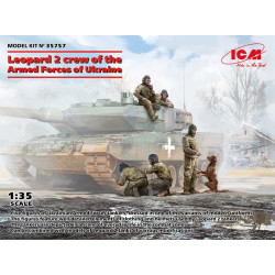 Icm 35757 1/35 Leopard 2 Crew Of The Armed Forces Of Ukraine