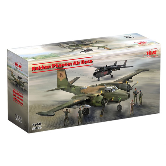 Icm Ds4804 1/48 Nakhon Airfield Of The Us Air Force In Vietnam Plastic Model Kit