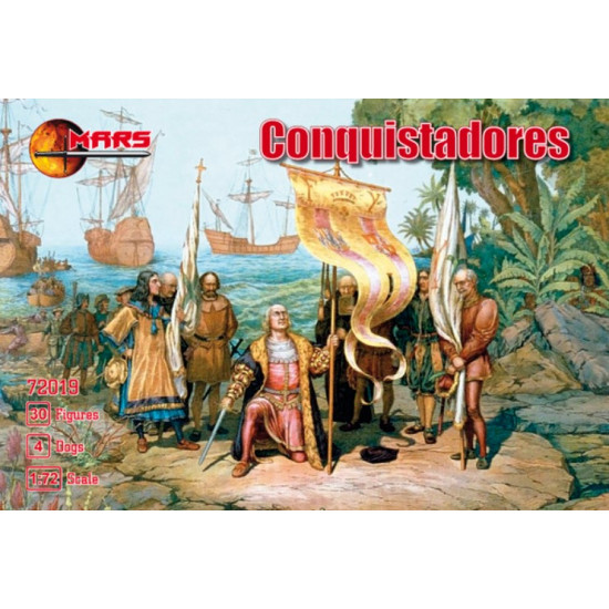 Mars Figures 72019 1/72 Conquistadores Plastic Model Kit