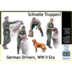 Master Box 35237 1/35 Schnelle Truppen. German Drivers. Ww Ii Era