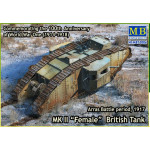 Master Box 72006 1/72 Mk Ii Female British Tank Arras Battle Period 1917