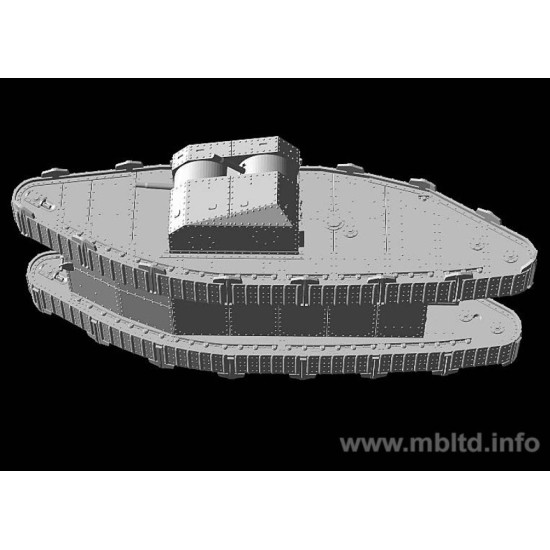 Master Box 72006 1/72 Mk Ii Female British Tank Arras Battle Period 1917