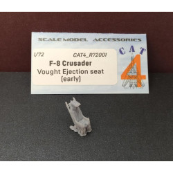 Cat4-r72001 1/72 F-8 Crusader Vought Ejection Seat Early Aircraft Accessories