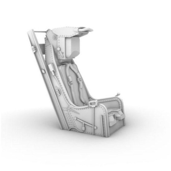 Cat4-r72001 1/72 F-8 Crusader Vought Ejection Seat Early Aircraft Accessories