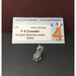 Cat4-r72002 1/72 F-8 Crusader Vought Ejection Seat Late Aircraft Accessories