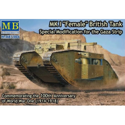 Master Box 72004 1/72 Mki Female British Tank Special Modification For Gazastrip