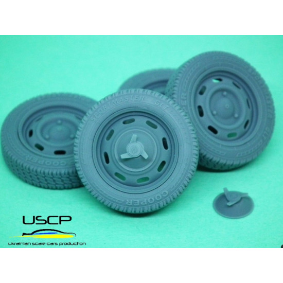 Uscp 24p188 1/24 15 Inch Alpine A110 Early Wheels And Tires