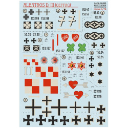 Print Scale 72-525 1/72 Decal For Albatros D.iii Oefag