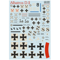 Print Scale 72-528 1/72 Decal For Albatros D.ii