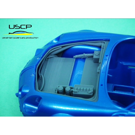 Uscp 24t069 1/24 Alpine A110 Rally Car Front End