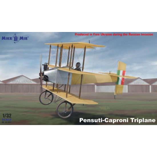 Mikro Mir 32-005 1/32 Pensuti Caproni Triplane Plastic Model Kit