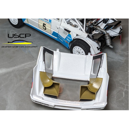 Uscp 24a094 1/24 Peugeot 205t16 Rear Air Scoops For Tamiya