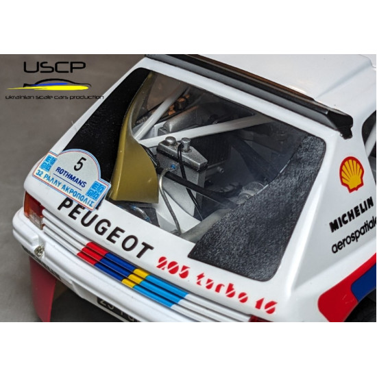 Uscp 24a094 1/24 Peugeot 205t16 Rear Air Scoops For Tamiya