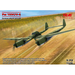 Icm 72290 1/72 Fw 189c V 6 German Attack Aircraft Plastic Model