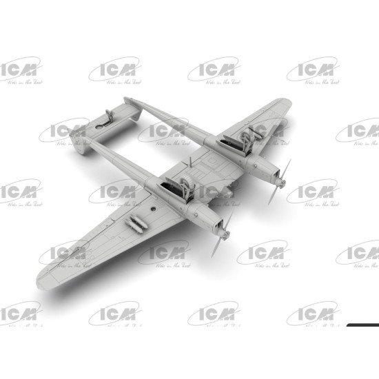 Icm 72290 1/72 Fw 189c V 6 German Attack Aircraft Plastic Model