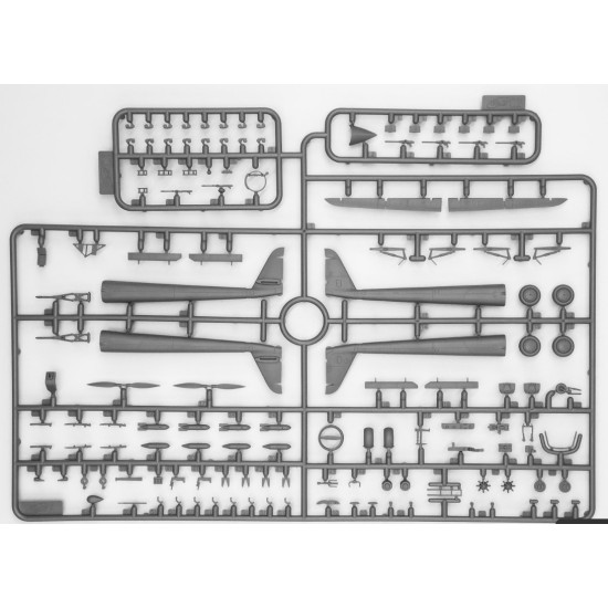 Icm 72290 1/72 Fw 189c V 6 German Attack Aircraft Plastic Model