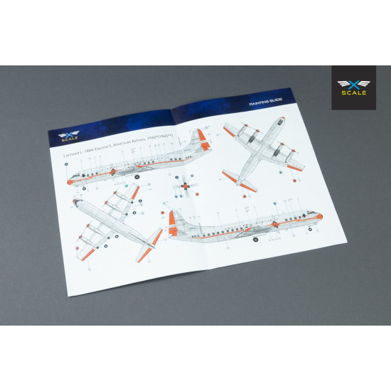 X-scale 144005 1/144 Electra Ii Medium-range Turboprop Passanger Airliner