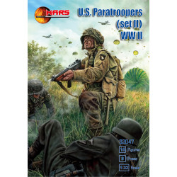 Mars Figures 32047 1/32 Us Paratroopers Ww Ii Set 2 15 Figures