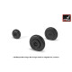 Armory Aw48032 1/48 Mikoyan Mig-9 Fargo / Mig-15 Fagot Early Wheels W/ Weighted Tires Armory Aw48032 1/48 Mikoyan Mig-9 Fargo / Mig-15 Fagot Early Wheels W/ Weighted Tires