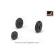 Armory Aw48036 1/48 Antonov An-2/An-3 Colt Wheels W/ Weighted Tires