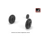 Armory Aw48036 1/48 Antonov An-2/An-3 Colt Wheels W/ Weighted Tires