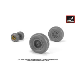 Armory Aw35302 1/35 Sh-60 Seahawk Wheels W/ Weighted Tires