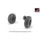 Armory Aw48319 1/48 F-111a/B/C/D Aardvark Wheels W/ Weighted Tires