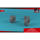 Armory Aw48328 1/48 Sh-60 Seahawk Wheels W/ Weighted Tires Armory Aw48328 1/48 Sh-60 Seahawk Wheels W/ Weighted Tires
