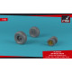 Armory Aw48328 1/48 Sh-60 Seahawk Wheels W/ Weighted Tires Armory Aw48328 1/48 Sh-60 Seahawk Wheels W/ Weighted Tires