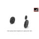 Armory Aw48408 1/48 Ee Lightning Wheels W/ Weighted Tires Late