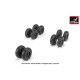 Armory Aw72061 1/72 Yakovlev Yak-42 Clobber Wheels W/ Weighted Tires