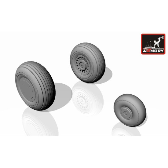 Armory Aw72303 1/72 A-20g Boston Wheels Late