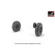 Armory Aw72332 1/72 F-14d Tomcat Late Type Wheels W/ Weighted Tires