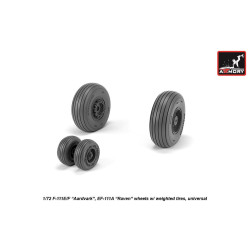 Armory Aw72338 1/72 F-111e/F Aardvark / Ef-111a Raven Wheels W/ Weighted Tires