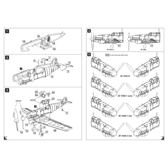 Armory 14104 1/144 Messerschmitt Bf 109a/B, German Pre-wwii Fighter