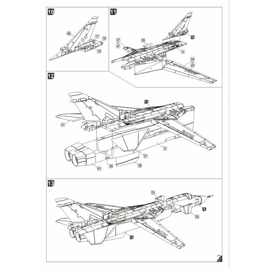 Armory 14703 1/144 Sukhoj Su-24m Fencer Ukrainian Modern Pixel Camo