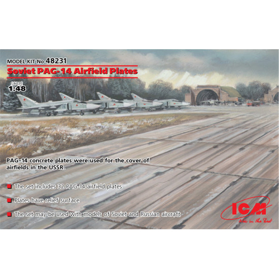 Soviet PAG-14 airfield plates 1/48 ICM 48231