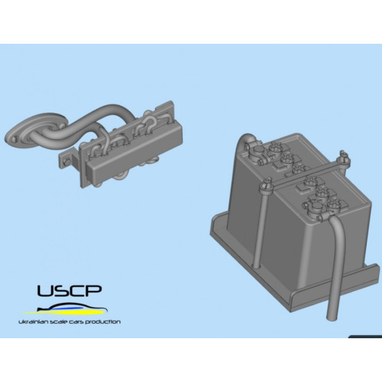 Uscp 24a095 1/24 Alfa Romeo Giulia Sprint Gta Engine Bay Detail Up Set