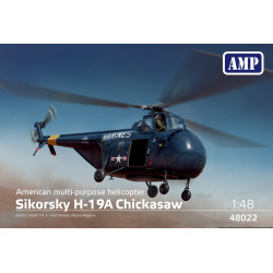 Amp 48-022 1/48 Sikorsky H 19 Chickasaw Plastic Model Kit