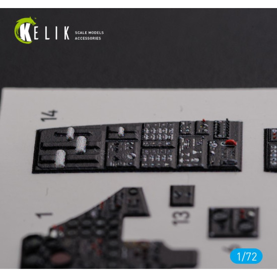 Kelik K72090 1/72 F 89 D J Scorpion Interior 3d Decals For Revell Kit