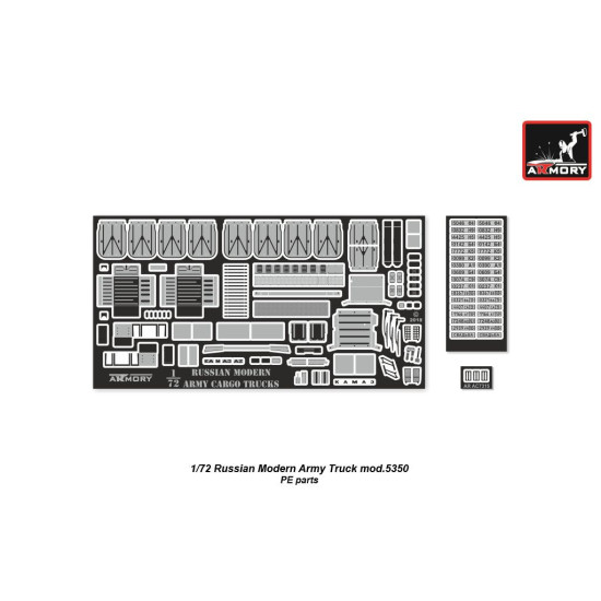 Armory Ar72406-r 1/48 Russian Modern 4x4 Military Cargo Truck Mod 4350