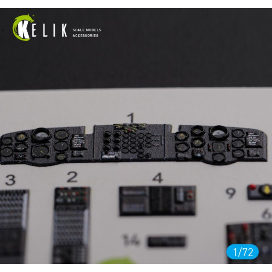 Kelik K72103 1/72 Ch 47a Interior 3d Decals For Trumpeter Kit