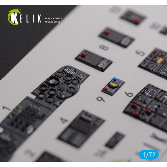 Kelik K72103 1/72 Ch 47a Interior 3d Decals For Trumpeter Kit