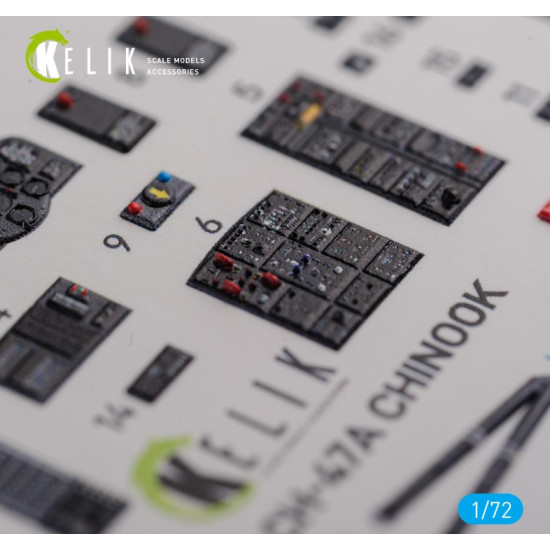 Kelik K72103 1/72 Ch 47a Interior 3d Decals For Trumpeter Kit