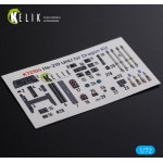 Kelik K72104 1/72 He 219 Uhu Interior 3d Decals For Dragon Kit